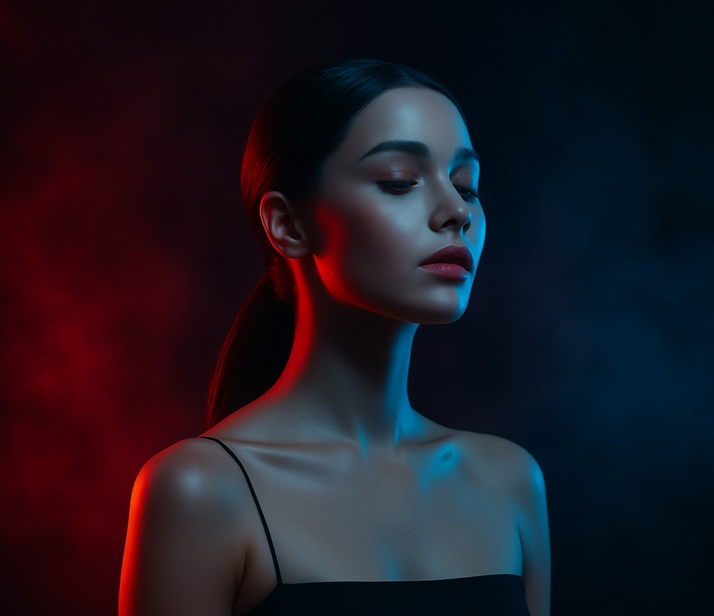 La puissance de la lumière rouge et bleue pour la santé et la beauté des cheveux