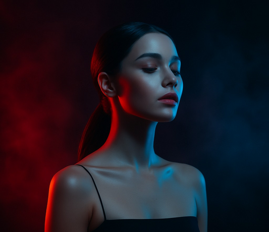 La puissance de la lumière rouge et bleue pour la santé et la beauté des cheveux